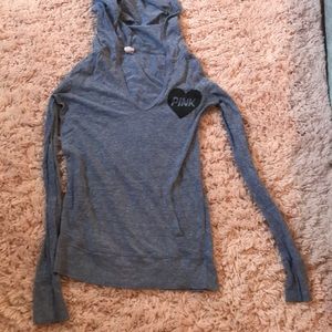 Victoria’s Secret Pink sleep shirt with hood